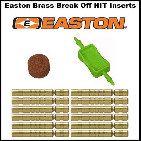 Brass Hit Break Off Inserts 75 50gr 12pk Easton