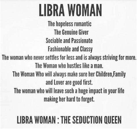 Libra Traits Woman