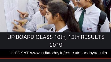Up Board Result 2019 Declared Live Updates Check Up Board 10th 12th