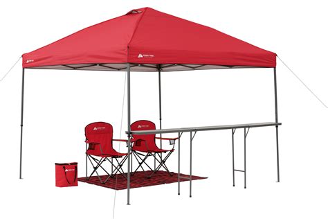 Ozark Trail 10′ X 10′ Lighted Tailgate Instant Canopy Combo Onsales11