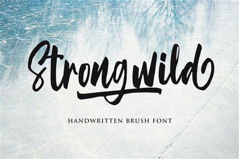 Strongwild Brush Font Dafont Free