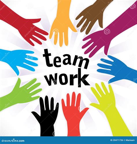 Teamwork Diversity Stock Vector Illustration Of Professional 20471736