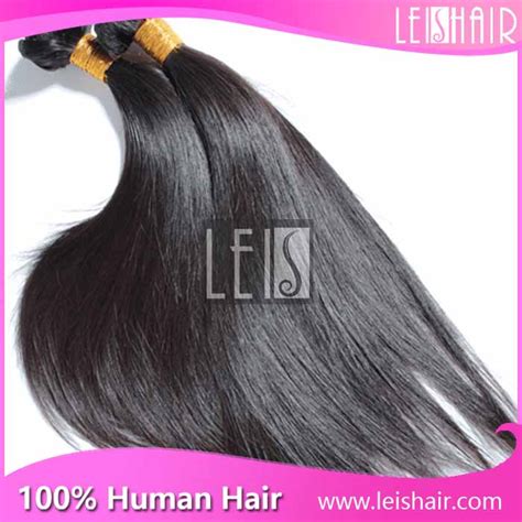 Factory Price Unprocessed Virgin Grade 7a Brazilian Straight Hair Guangzhou Leis Hair Factory