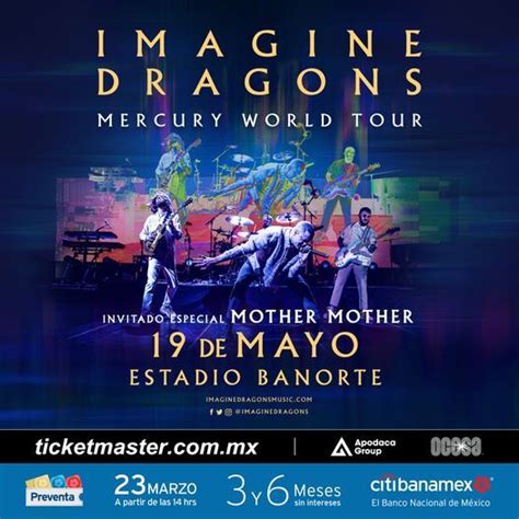 Imagine Dragons Mercury World Tour Concerts Elfestmx