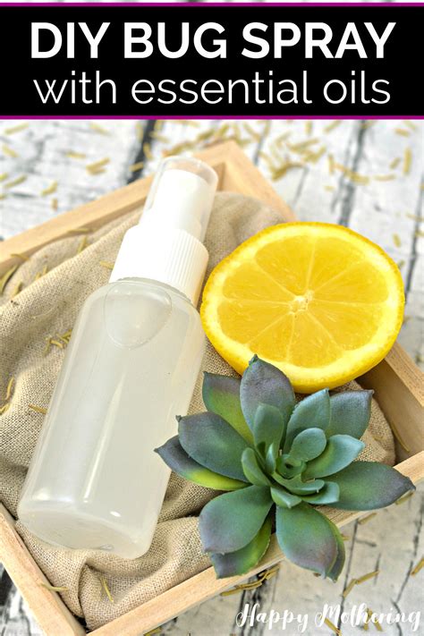 Homemade Bug Spray Essential Oil Bug Repellent Happy Mothering
