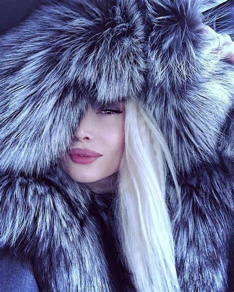 pin on hooded furs