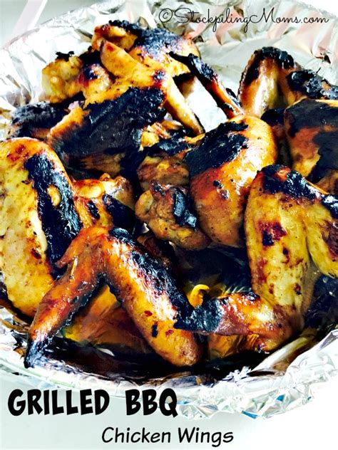 Allow to marinate for 30 minutes. Grilled BBQ Chicken Wings