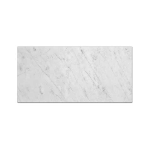 Bianco Carrara Marble 6 X 12 Honed From Garden State Tile
