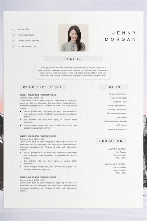 Resume format pick the right resume format for your situation. Resume Template PDF | CV Resume Sample | Jenny Morgan in 2020 (With images) | Simple resume ...