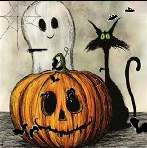 Pin By Amy Beckham On Painting Halloween Art Halloween Canvas