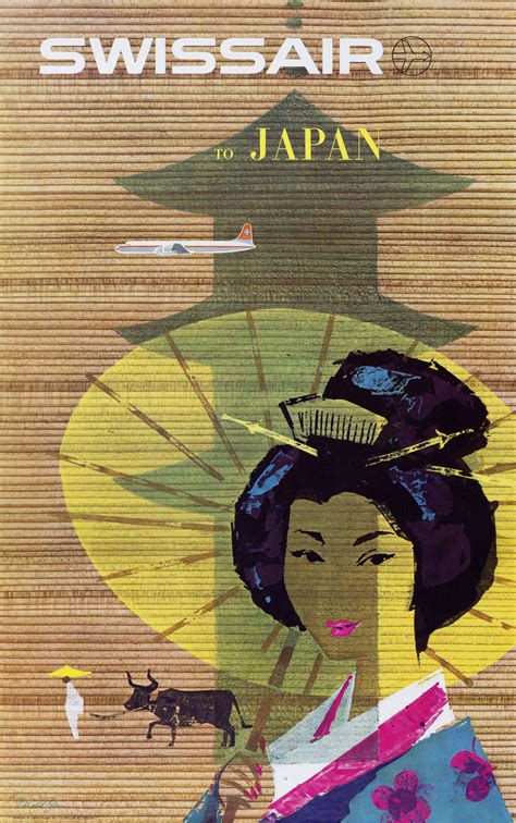 Famous Vintage Poster Artists Original Vintage Airline Posters