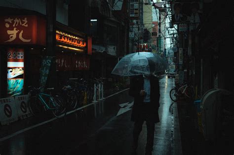Cyberpunk Reality By Teemujpeg — Cinematic Rainy Day In Osaka More