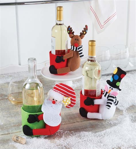 Check out our mud pie christmas selection for the very best in unique or custom, handmade pieces from our shops. Mud Pie Christmas Santa & Co Kitchen Wine Bottle Decor ...