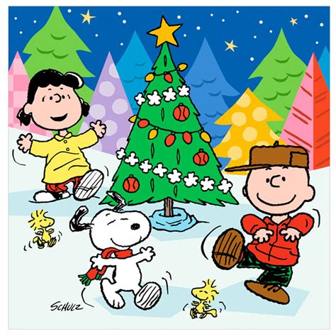 Charlie Brown Peanuts Comics Snoopy Christmas Wallpapers Hd