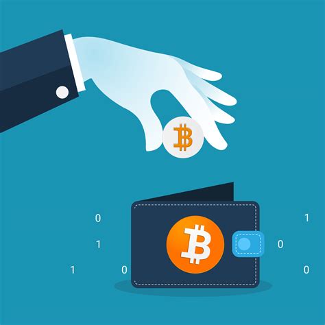 Transferring Bitcoin Cryptocurrency To Wallet Digital Money Transfer