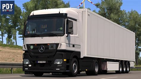 Euro truck simulator 2 gives you the opportunity to try your hand at managing the largest cars on the roads of the good old europe. ETS2. V1.37...PDT...Mercedes Actros MP3 Reworked v3.2 - Schumi * Nice Truck Mod Open Window ...