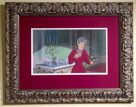 Animation Collection Wicked Stepmother Production Cel Lady Tremaine From Cinderella