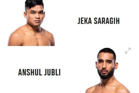 Jadwal Final Road To Ufc Jeka Saragih Vs Anshul Jubli Nonton Live Streaming Mola Tv Disini