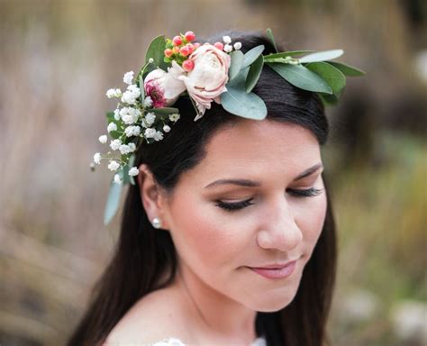 Flower Crown For Bridal Shoot Pink Blush And Creams Bridals