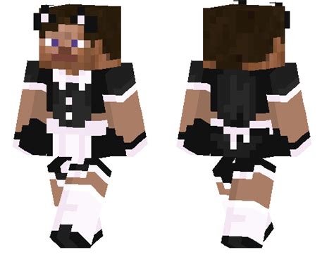 maid dress minecraft skin