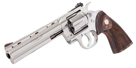 Colt Python Magnum Revolver Barrel Rounds Walnut Target SexiezPicz