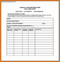 Annual staff leave planner, scheduling & management excel template. picture of a lien release form look like | Printable File ...