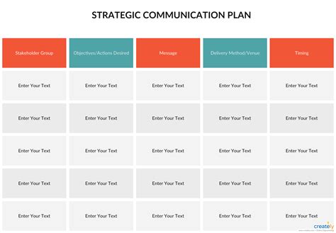 Strategic Communication Plan