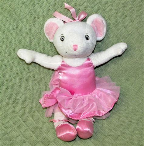Sababa Toys Angelina Ballerina Poseable Mouse Doll 14 Plush Stuffed