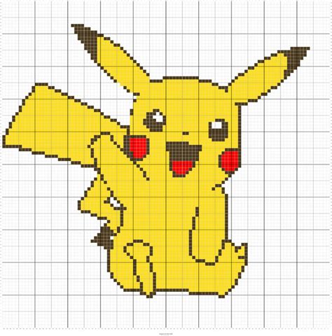 Pikachu Pikachu Cross Stitch Cross Stitch Cross Stitch Pattern Maker