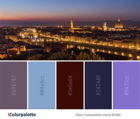 Color Palette Ideas From City Cityscape Skyline Image Icolorpalette