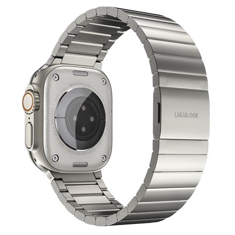 Lululook Titanium Link Band With Magnetic Clasp For Apple Watch Ultra