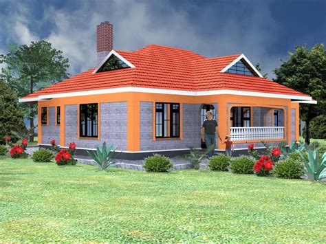 Simple 3 Bedroom Bungalows House Plans Hpd Consult