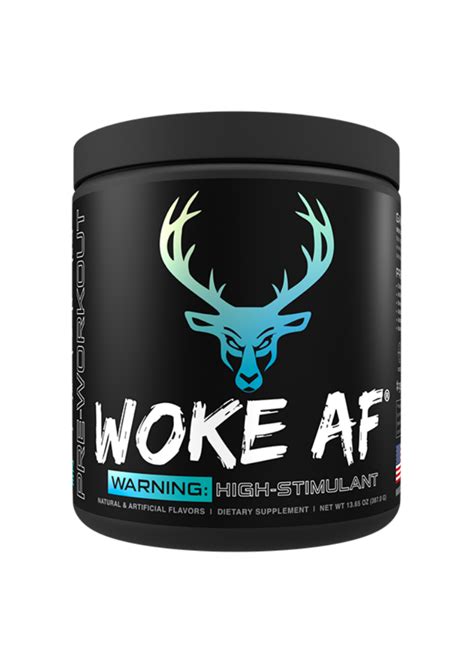 Bucked Up Woke Af Pre Workout Growth Nutrition And Supplements