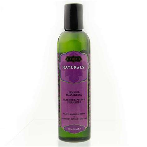 Kama Sutra Naturals Massage Oil Island Passion Berry 236 Ml Lovecraft