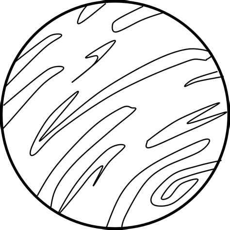 Planet Line Drawing At Explore Collection Of
