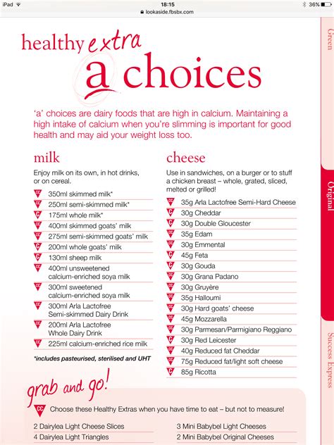 Healthy A Choices Healthy A Slimming World Slimming World Books