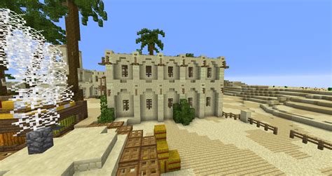 Arabian Village In Desert Minecraft Map