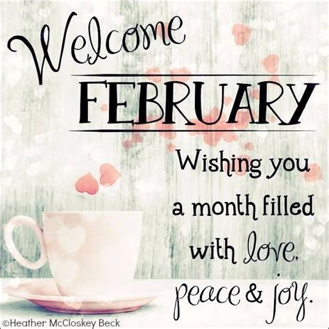 Heather Mccloskey Beck Wishing You A Very Happy And Wonderful February
