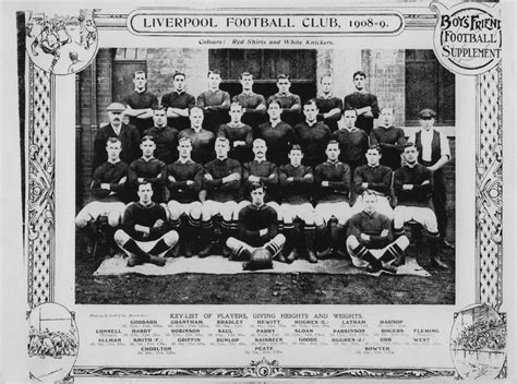 Squad Picture For The 1908 1909 Season Lfchistory Stats Galore For