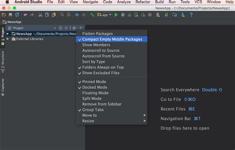 Android Studio Change Package Name Resct