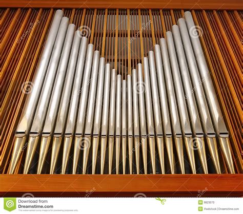 Organ Pipes In Music Hall Church Stock Photo Image Of