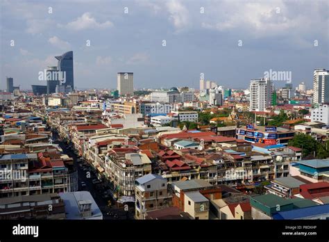 Phnom Penh Skyline Cambodia Stock Photo Alamy