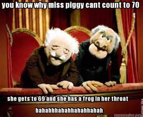 Statler And Waldorf On Miss Piggy