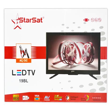 Starsat 19 Hd Led Tv Acdc Slim Bezel Design Hdmi Usb Av And Pc