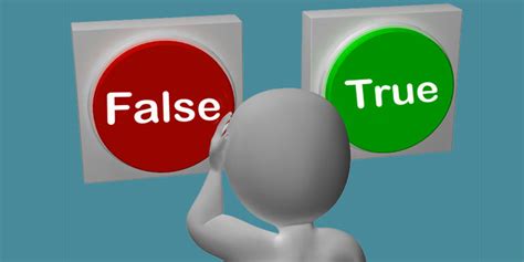 True or false questions don't test your ability to recall information or demonstrate understanding, but rather only recognize if a fact is familiar. The "True Or False" Quiz - Quiz-A-Go-Go