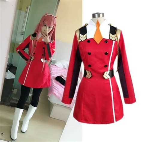 Anime Darling In The Franxx Zero Two Cosplay Costume Dress Code