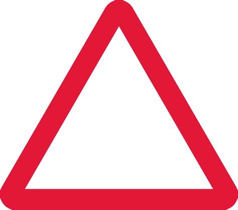 Top 101 Pictures Triangle With Hand Traffic Sign Superb