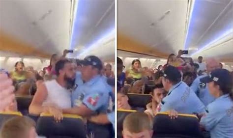 Ryanair News Passenger Hauled Off Plane By Portuguese Police Officers After Assault Travel