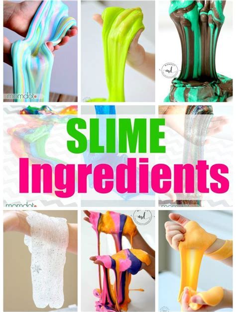 Slime Ingredients Trying To Understand Slime Ingredients Is One Of