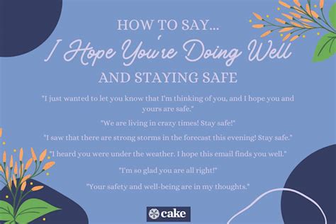40 unique ways to say hope you re doing well in an email or text cake blog cake create a